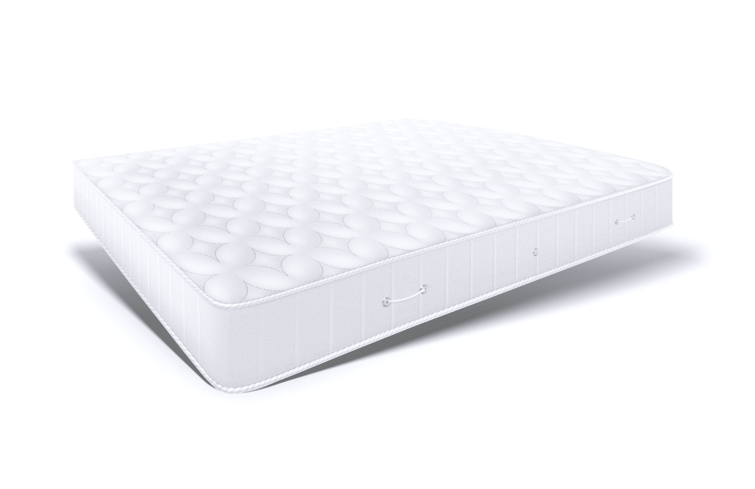 Mattress,Isolated,On,White,Illustration.,Orthopedic,Mattress,With,Beautiful,Shadow.