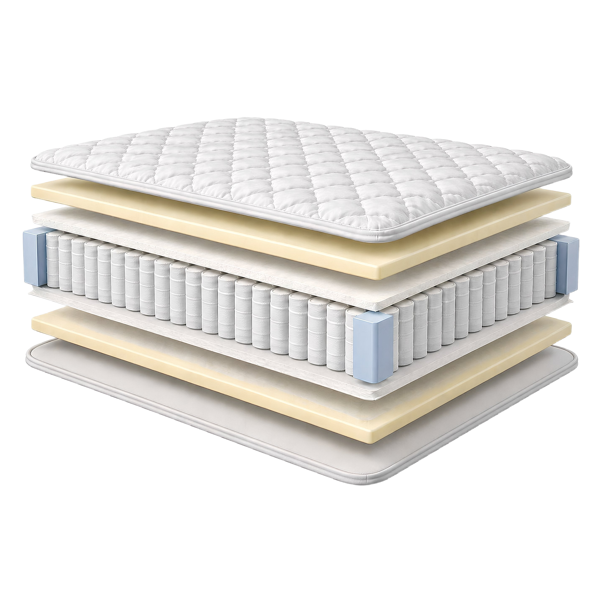 Rematt mattress exploded layer view